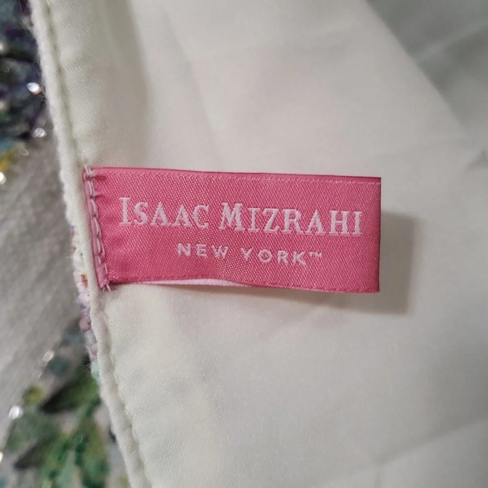 Isaac Mizrahi NWOT Beaded Spring/Easter Egg Table Runner